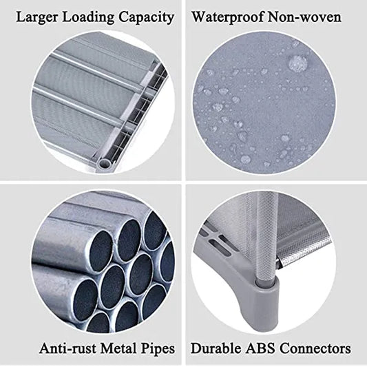 Kids 9 Cubes Bookcase Toy Closet Storage Organizers Bookshelf 4 Tier Office Book Shelf DIY Shelving Cabinet Shelves for Office Gary