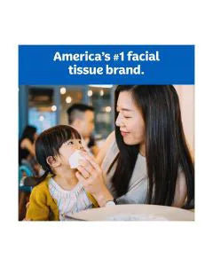 Kleenex Trusted Care Facial Tissues, 3 Flat Boxes, 160 Tissues Per Box, 2-Ply (480 Total Tissues)