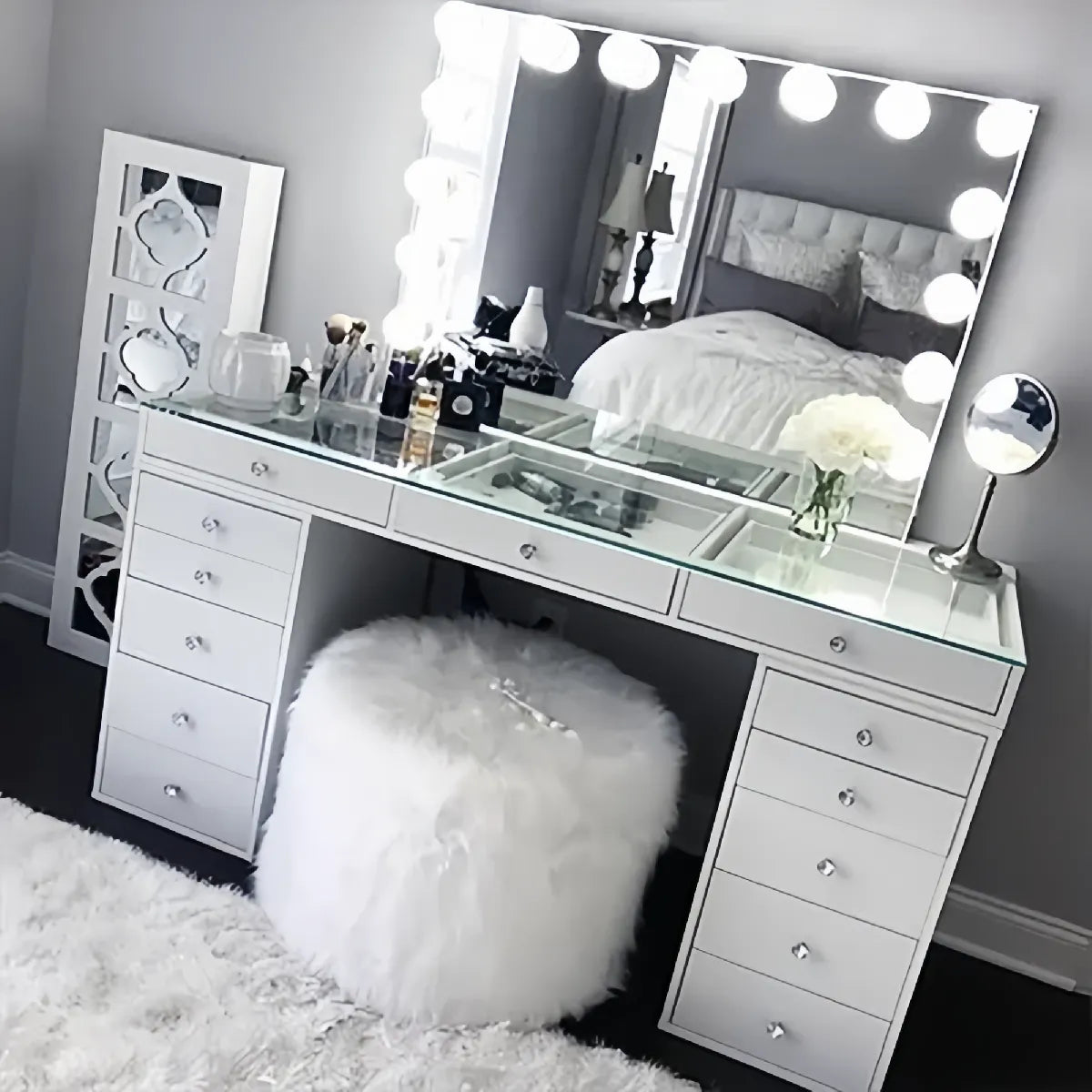Limited-time Promotion, Multifunctional Vanity Mirror dressing table