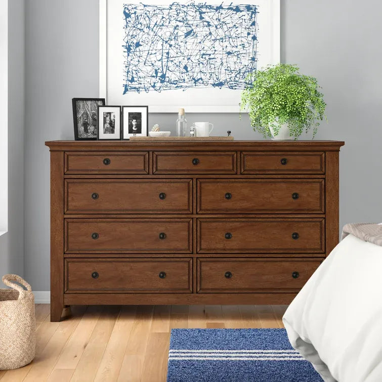 Woodside 9 Drawer 66" W Dresser