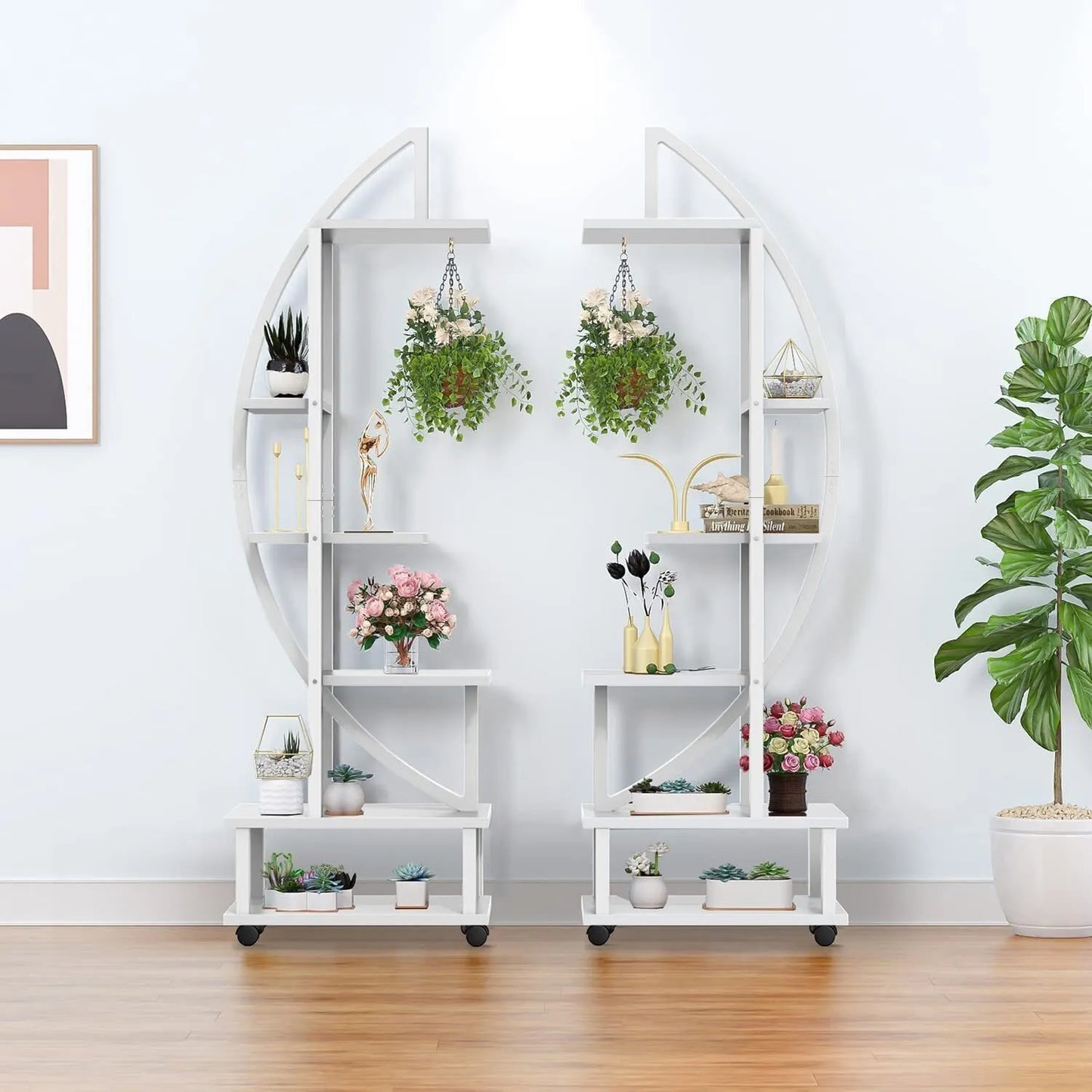 🎍Creative heart-shaped ladder plant frame🎍