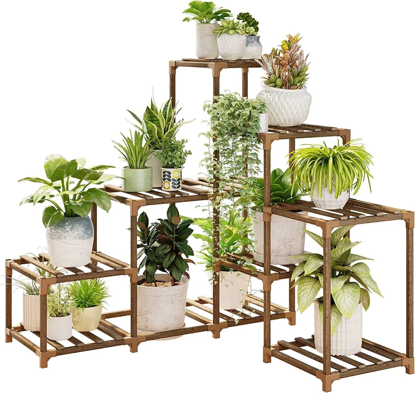 Plant stand indoor plant stand wooden outdoor multi-layer plant stand