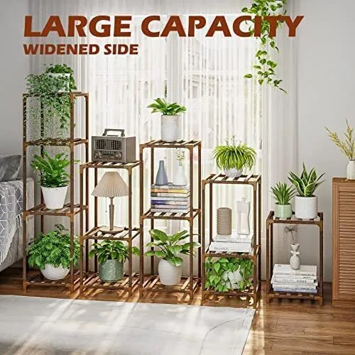 Plant stand indoor plant stand wooden outdoor multi-layer plant stand