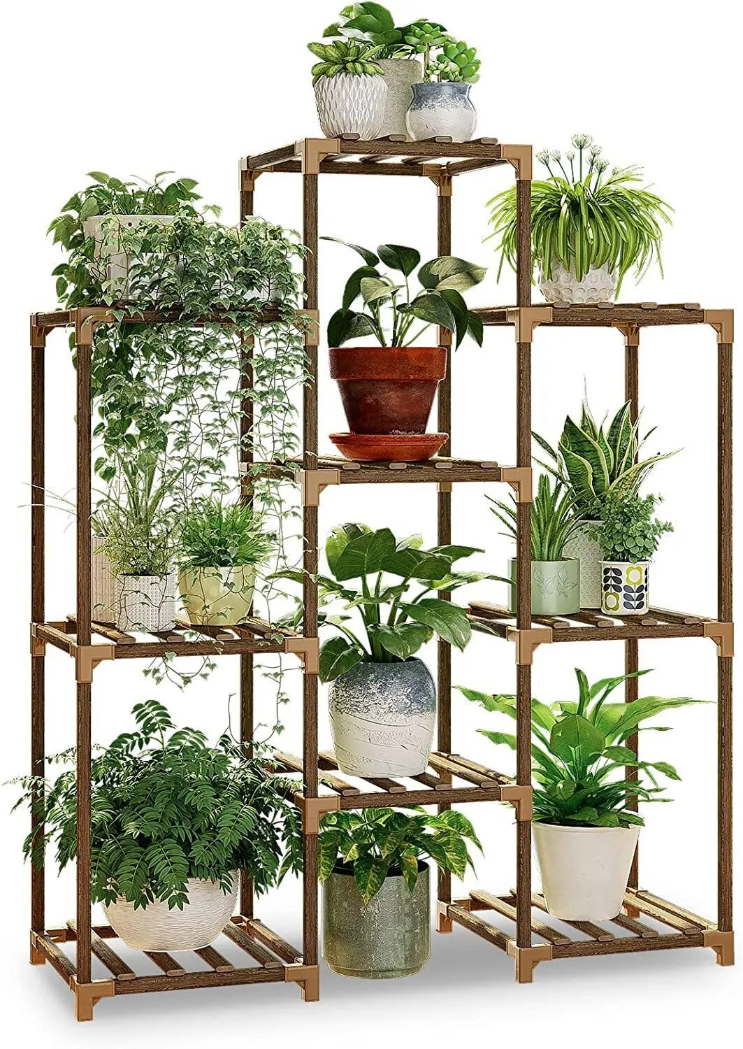 Plant stand indoor plant stand wooden outdoor multi-layer plant stand