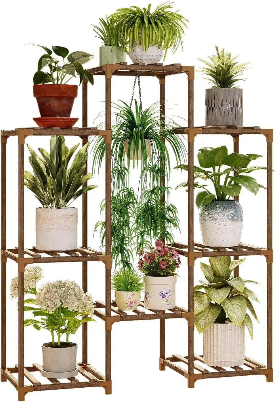 Plant stand indoor plant stand wooden outdoor multi-layer plant stand