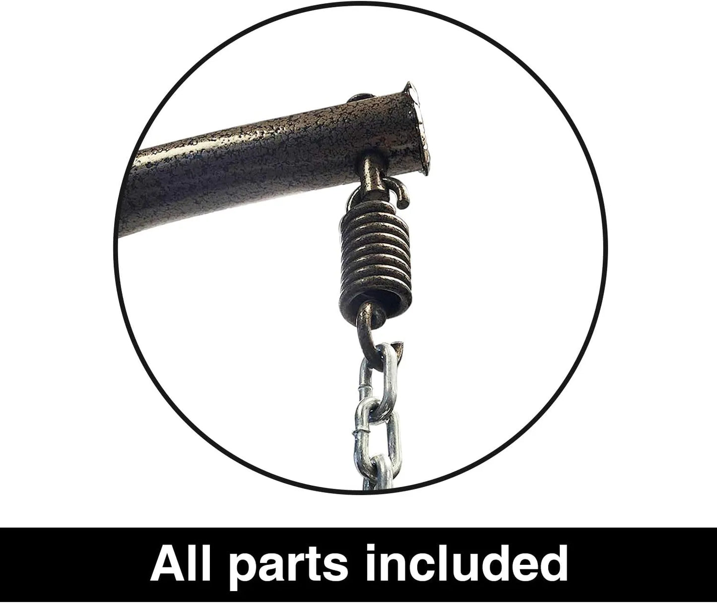 J.M.Deco Porch Swing Chair with Stand, Cushion & Pillow, Goldden Egg Rattan Wicker Swing Hanging Chair, Hammock Chair for Indoor, Outdoor, Garden, Backyard & Patio