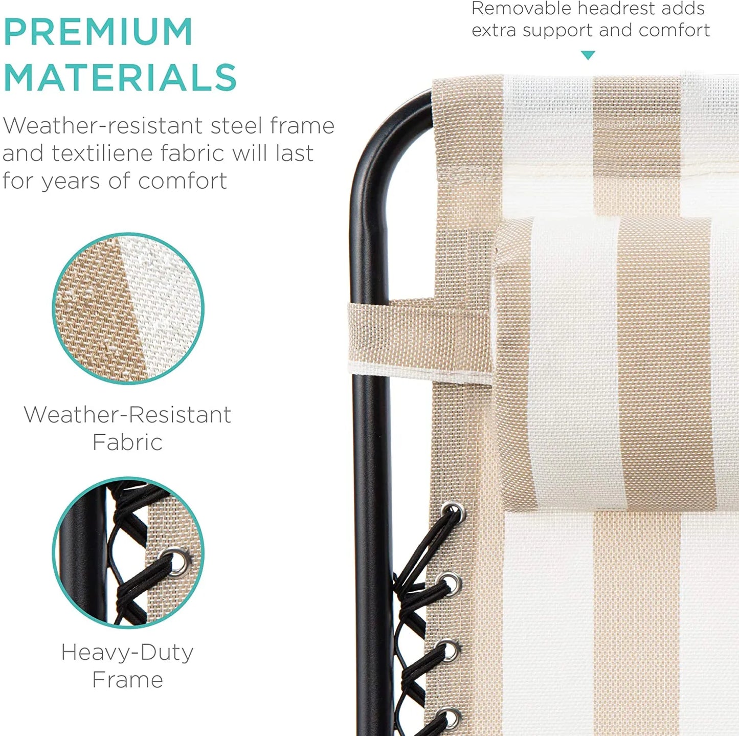 Set of 2 Adjustable Steel Mesh Zero Gravity Lounge Chair Recliners w/Pillows and Cup Holder Trays