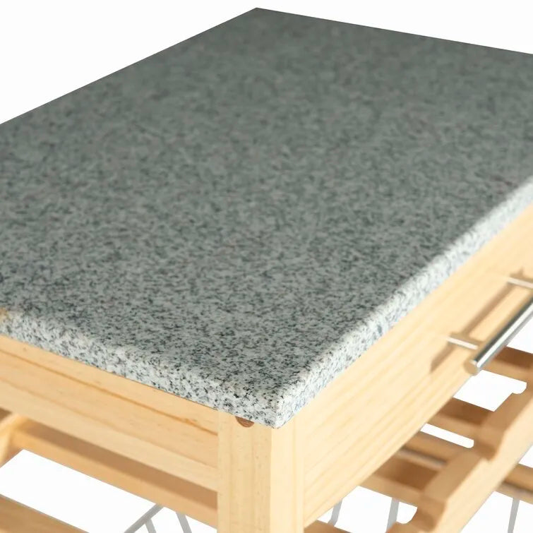 Macy Granite Kitchen Cart
