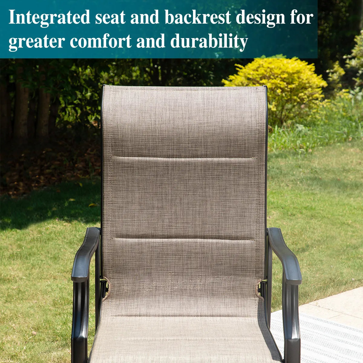 7-Piece/9-Piece Outdoor Patio Dining Set with Adjustable Table & Padded Textilene Swivel Chairs