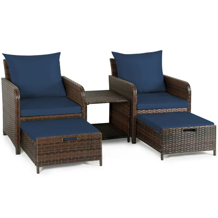 2 - Person Outdoor Seating Group with Cushions