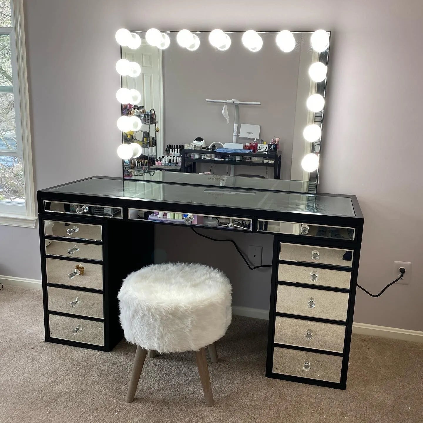 Limited-time Promotion, Multifunctional Vanity Mirror dressing table