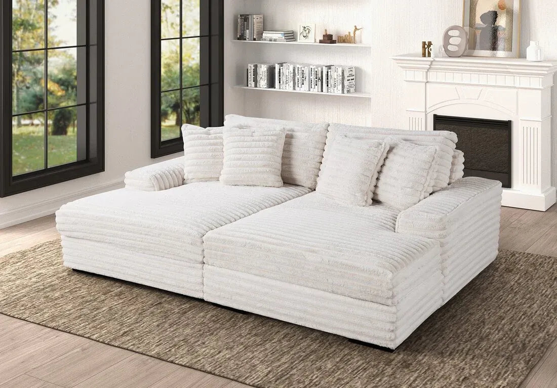 Comfy Upholstered Chaise Lounge
