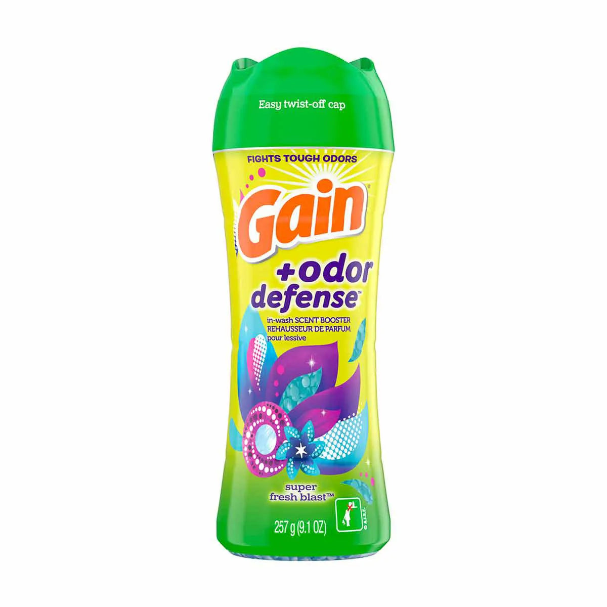 Gain + Odor Defense In-Wash Scent Booster - Super Fresh Blast Scent, 9.1 Oz