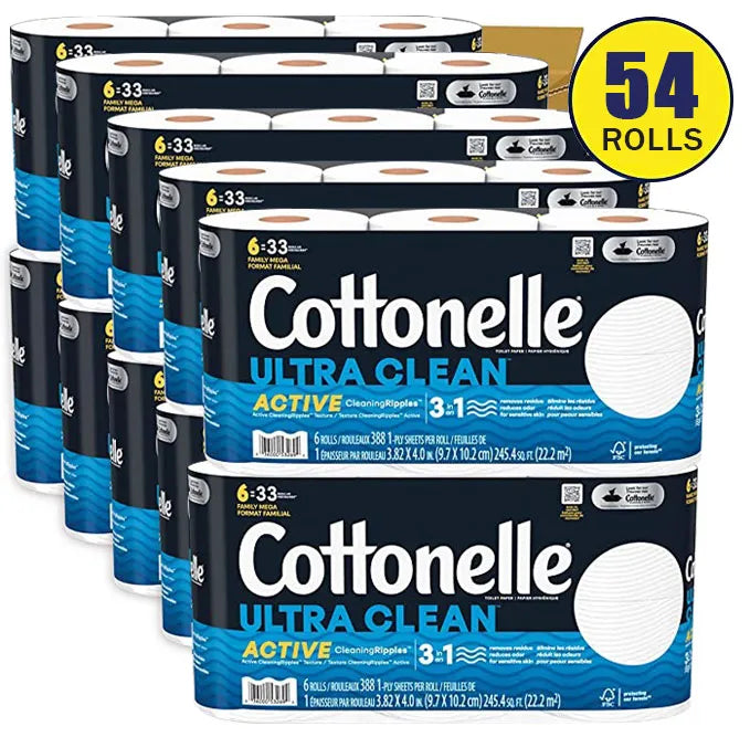 Ultra Clean Toilet Paper 48 Family Mega Rolls(Clearance Sale Only $1.99! Fast Shipping!)