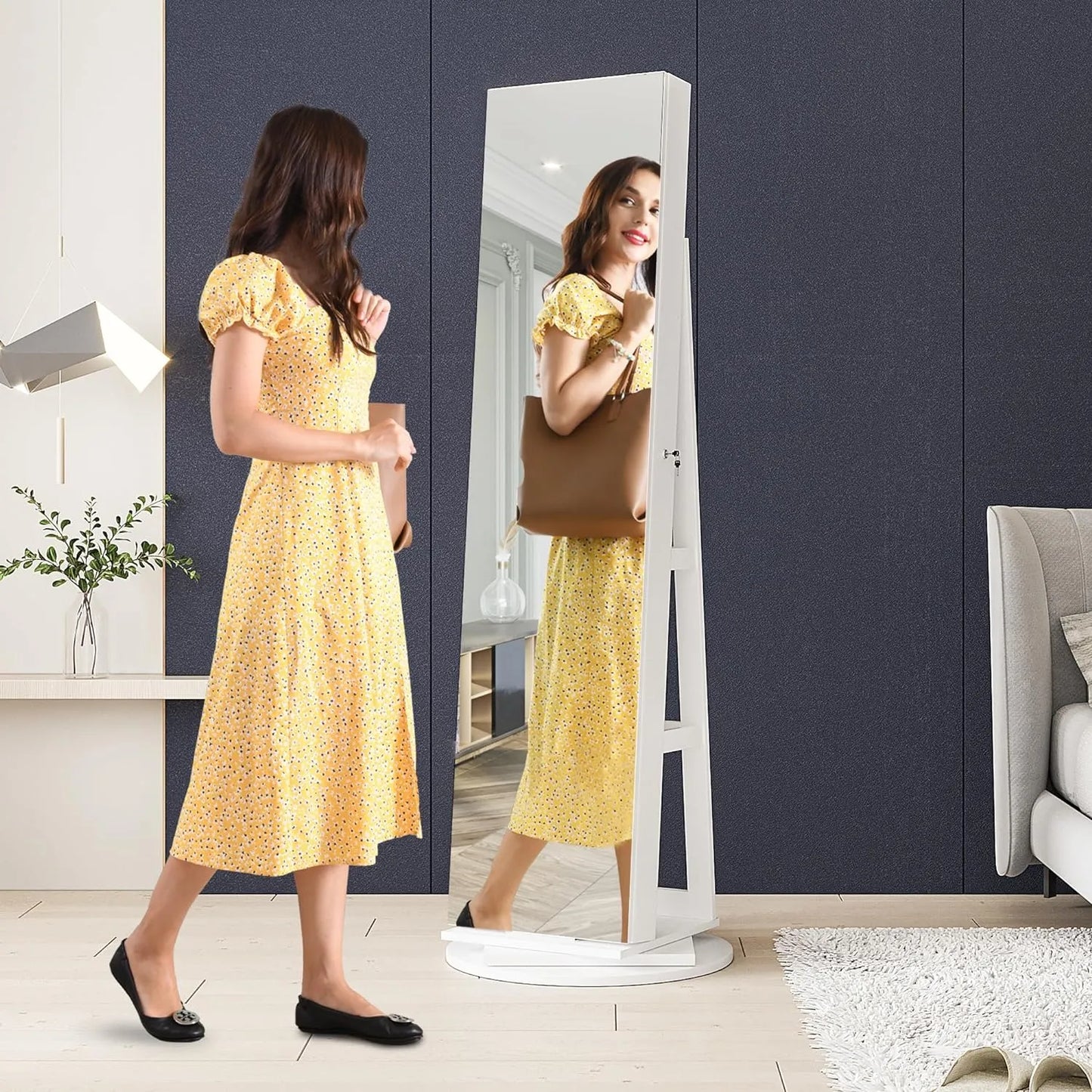 Revolving Jewelry Cabinet