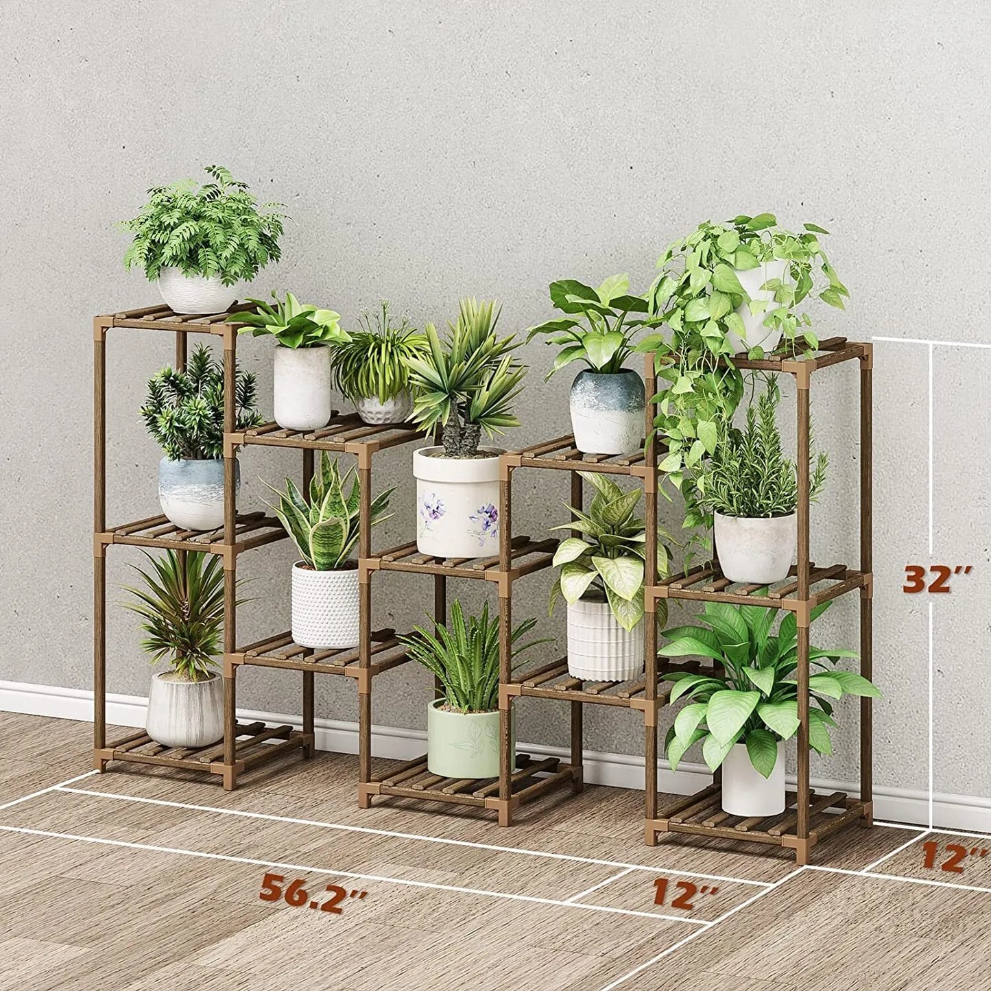 Plant stand indoor plant stand wooden outdoor multi-layer plant stand